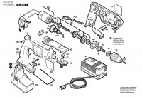 Bosch 0 601 933 581 GBM 12 VES-3 Batt-Oper Drill 12 V / GB Spare Parts GBM12VES-3